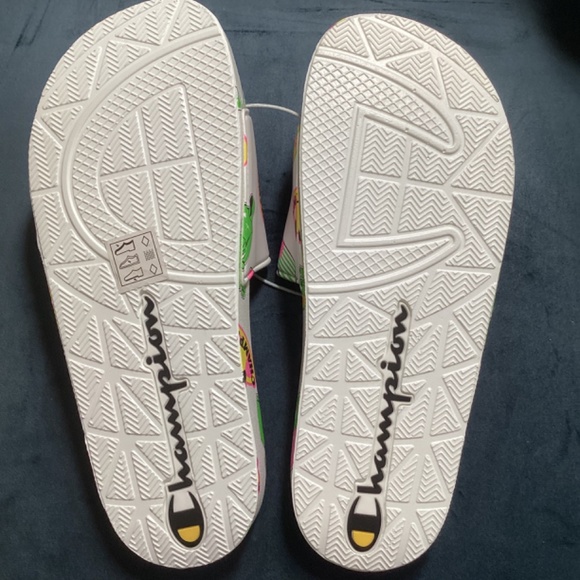 Champion White Slides - Picture 4 of 5